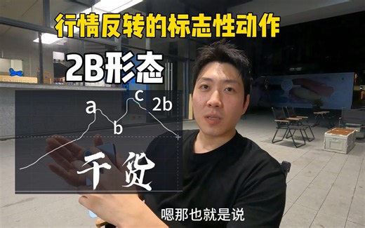 这个交易形态，让我赚了一年饭钱，2B形态详解。趋势逆转的标志性动作。