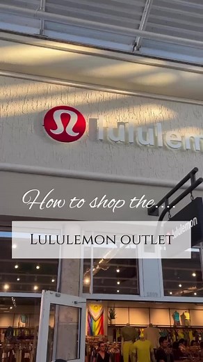 How to shop the lululemon outlets so find the best deals and most popular merchandise! #lululemon @lululemon #lululemonhaul #lululmeonaddict #lululemonout