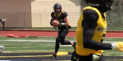 Wayne State football hosts scrimmage as they wrap up Spring ball
