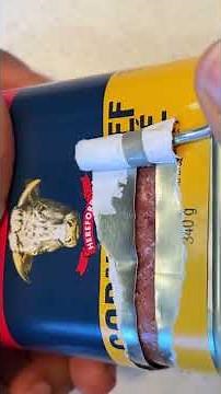 HOW TO OPEN CORNED BEEF WITH A KEY #diy #lifeskills #howto