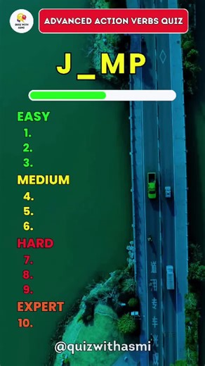 #advancedactionverbs #QuizChallenge #actionverbs #reels #verbs