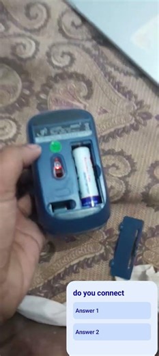 how to connect wire less mouse in laptop