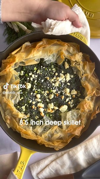 Cook, serve, impress — all in one pan. The STAUB skillet starts at $99.