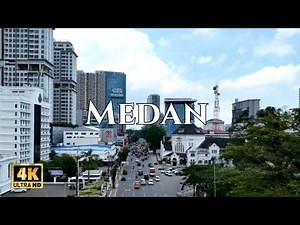 Medan, City in North Sumatra Indonesia 🇮🇩 By Drone Footage #medan #sumatra #indonesia