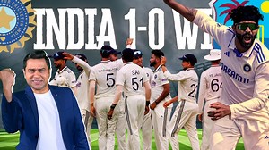 Jaddu’s allround performance shone bright as India beat West Indies to take a 1-0 lead in the series, with records tumbling in Ahmedabad. A review of the test in today’s #AakashVani. You can also find my take on India’s limited overs squad announcement for the Australia tour on my channel. #INDvsWI #Cricket | Aakash Chopra