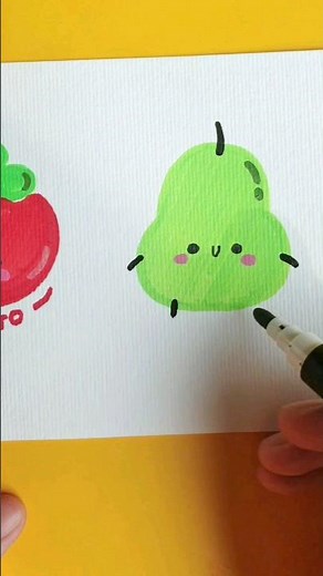 Hướng dẫn vẽ đơn giản | Vẽ hoa quả|DRAWING CUTE|Easy Drawing| draw so cute #kawaii #diy #handmade