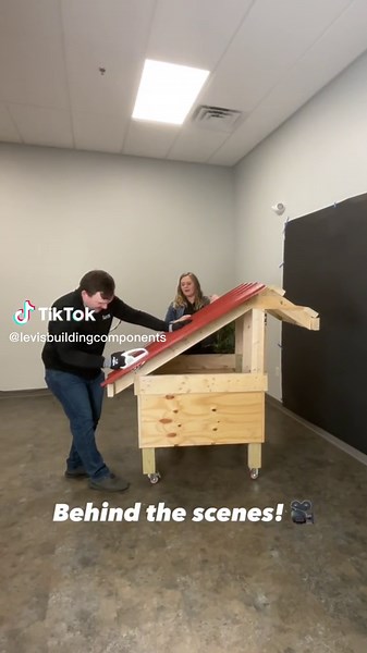 Behind the scenes of our demo video of the Jamesway Slitter! The slitter from Jamesway Tools allows for fast on-site cuts to metal and vinyl panels. If you haven’t checked out our YouTube channel or haven’t watched the slitter demo video, make sure to do so! 🎥🤩 https://www.youtube.com/watch?v=0urdYVyuuJM #metalroofing #metalroof #metal #metalroofingsupplier #metalroofingsupplies #fasteners #venting #snowguards #snowdefender #metalroofing #standingseam #exposedfastener #levisbuildingcomponents 