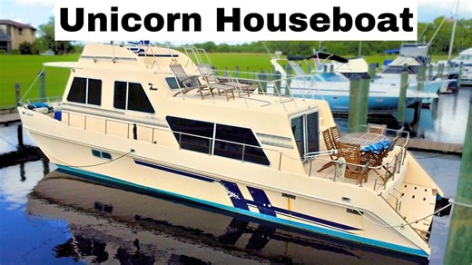 Affordable Houseboat with Twin Diesel Inboards