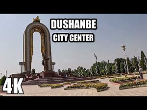 Walking in Dushanbe, Tajikistan 🇹🇯 Sunny Summer City Tour [4K 60fps]