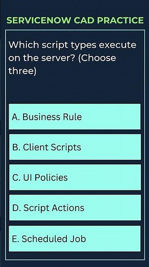 SERVICENOW CAD PREPARATION - Q1