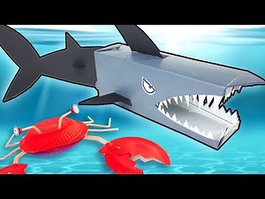 How to Make a Cardboard Shark, Crazy Crab and More! | DIY Summer Crafts