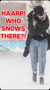 6.2K views · 15K reactions | SNOW MADE BY HAARP! WEATHER CONTROL!❄️ #fyp #haarp #snow #weathermodifcation #viral #science #conspiracy #learn #educate #wow #whoa #knowledge #ase | Oskyris Allen | Facebook