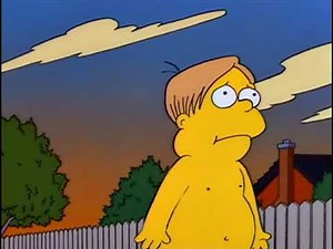 Los Simpson - La piscina de Martin