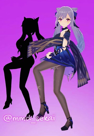 Keqing Genshin Impact MMD Edit