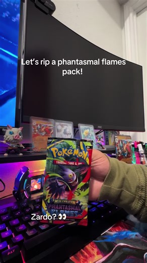 On the hunt for charizard ! ripping packs daily !#fyp #pokemon #pokemoncards #rippingpacks #tcg