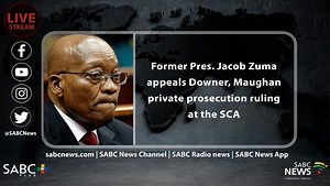 LIVE: Jacob Zuma private prosecution appeal - SABC News - Breaking news, special reports, world, business, sport coverage of all South African current events. Africa's news leader.