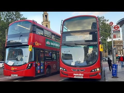 Full Route Visual. London Bus Route 139. Golders Green - Waterloo. LK64EHG. VWH2039. Metroline B5LH.
