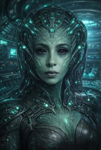 Ancient Aliens Goddess👽. Alarah travels the galaxy. #ancientaliens #alienai #aicreator #aicreation #aicreations