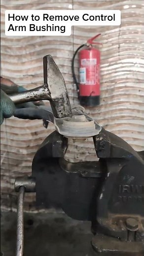 How to Remove Control Arm Bushing #shorts