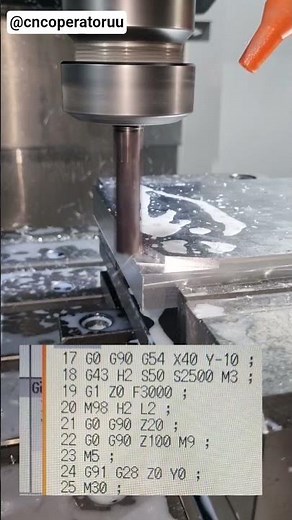 cncde 20 derece açılı işleme ve programlama #cnc #freze #makina