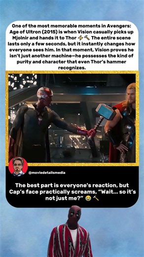 Vision Changed Everything in One Second 😭🔨 | Avengers: Age of Ultron (2015)