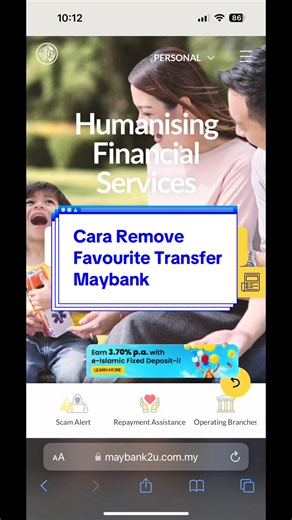 Cara Mudah Remove Favourite Transfer Maybank