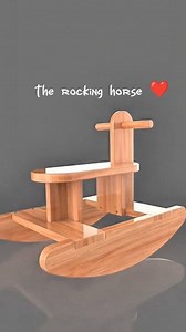 Childhood love, carved in wood — the rocking horse ❤️ #woodworking #rockinghorse #handmade #woodtoys #childhoodmemories | Wooden skills28