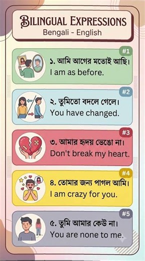 5 Romantic Bengali-English Expressions You Should Know ❤️ #spokenenglish