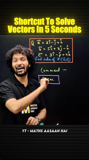 VECTORS Shortcut 🤯 Solve Vectors Questions in 5 Seconds 😎 #vectors #class12maths