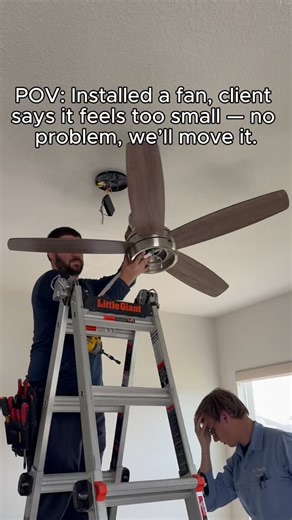 Mr Electric Florida on Instagram: "Customer said it was too small for the living room… no problem, we keep it moving 😉"