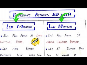 The Difference Between LCD and LED full Explanation in Urdu/Hindi| LCD vs LED| WA top teach