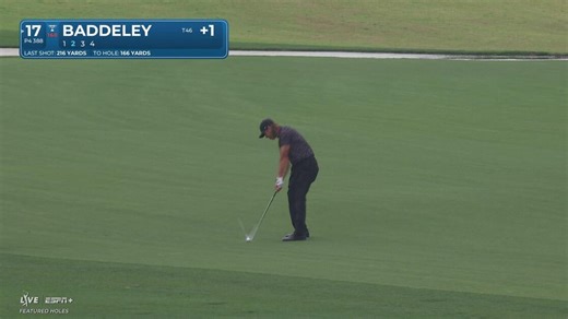 Aaron Baddeley | Round 1 | 17th hole | Shot 2 | 2025 Houston Open