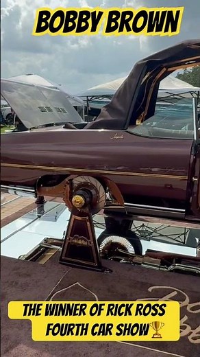 2025 winner of Rick Ross 4th annual car show Downtown Bobby Brown