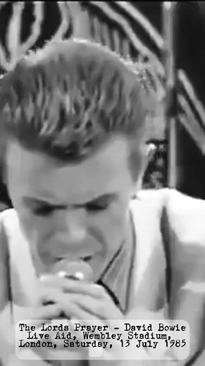 The Lords Prayer - David Bowie Live Aid (Wembley Stadium, London, Saturday, 13 July 1985)