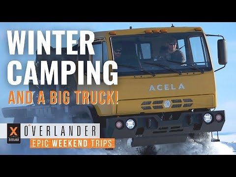 Overlander S1 EP1: We Take An Acela Truck To The Montana Prairie In The Winter!