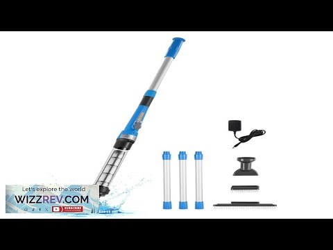 VEVOR Pool Vacuum 8.5 GPM Handheld Cordless Hot Tub Vacuum with Extension