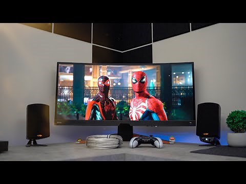 PlayStation 5 On A Ultra-Wide Curved Monitor