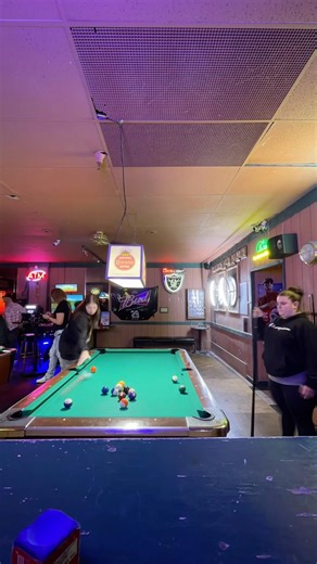 Shooting pool at the local dive bar #pool #shorts #viral #fyp
