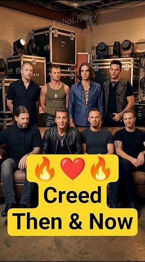 CREED Then and Now (1999–2026) 🎤 Human Clay Era to Today #thenandnow #creed #nostalgia