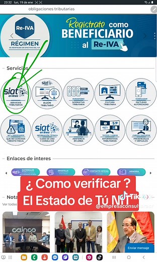 ¿ Como verificar ? El Estado de Tú NIT #estadodelnit #obligacionesfiscales #bajadenit #empresas #profesionales