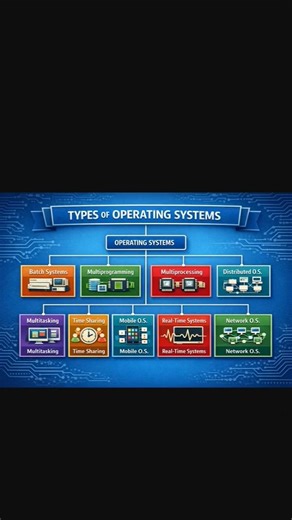 #operatingsystemlectures #operatingsystem #operatingsystemtypes#typesofoperatingsystem