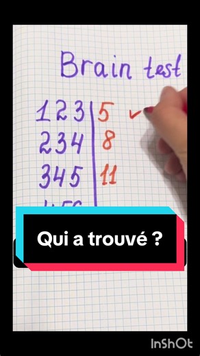Défi math : ose essayer 💪 #logique #enigme\t#challenge #quiz #fyp
