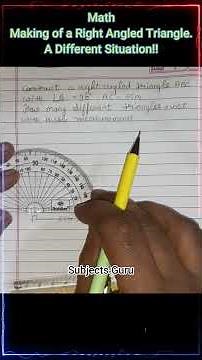 Construct a right-angled triangle ∆ABC with ∠B = 90°, AC = 5 cm. , 📐, 📏, @SubjectsGuruClasses