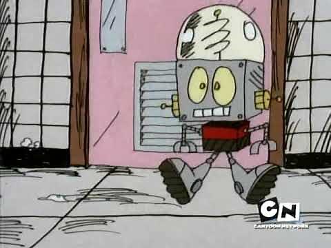 Robot Jones lets out a nervous fart?