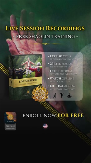 💮 Live Session Recordings (Free Shaolin Training) 💮