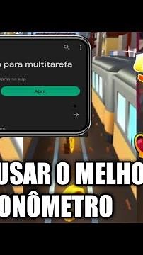 COMO USAR O Cronômetro para multitarefa NO Subway Surfers, COLOCANDO TEMPO NA TELA (No COINS)