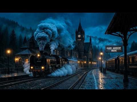 Artistic Atmosphere at the Old Train Station - Dark Ambient Music Mix & Relaxing Rain Sounds to Calm