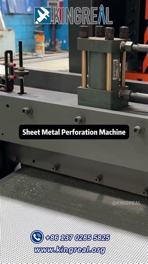 What Is The Working Process Of Sheet Metal Perforated Machine? Metal Sheet Perforation Machine