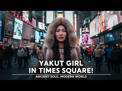 A Young Yakut Girl in New York City — Ancient Arctic Tradition Meets the Modern World