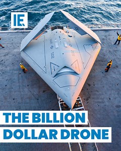 870K views · 19K reactions | The X47-B is a state-of-the-art autonomous naval drone developed for advanced maritime missions. Designed for stealth and precision, this unmanned aerial vehicle (UAV) is capable of carrying out surveillance, reconnaissance, and combat operations in challenging maritime environments. | Interesting Engineering | Facebook